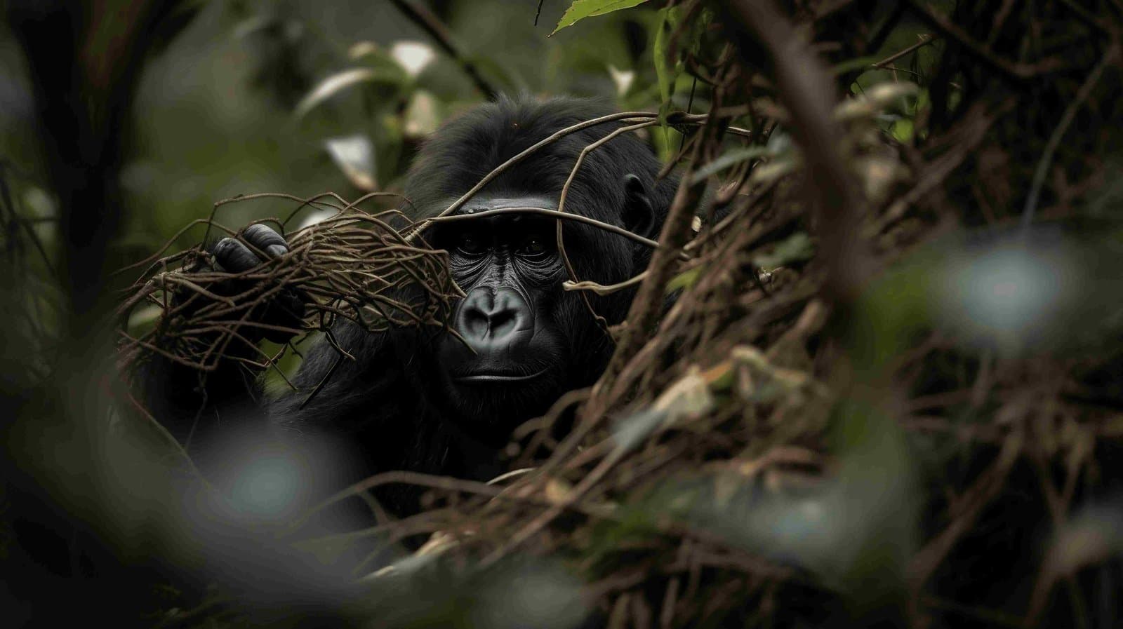 Gorilla-Trekking Begegnung im Bwindi Impenetrable Forest Uganda – eine Stunde mit der Gorilla-Familie