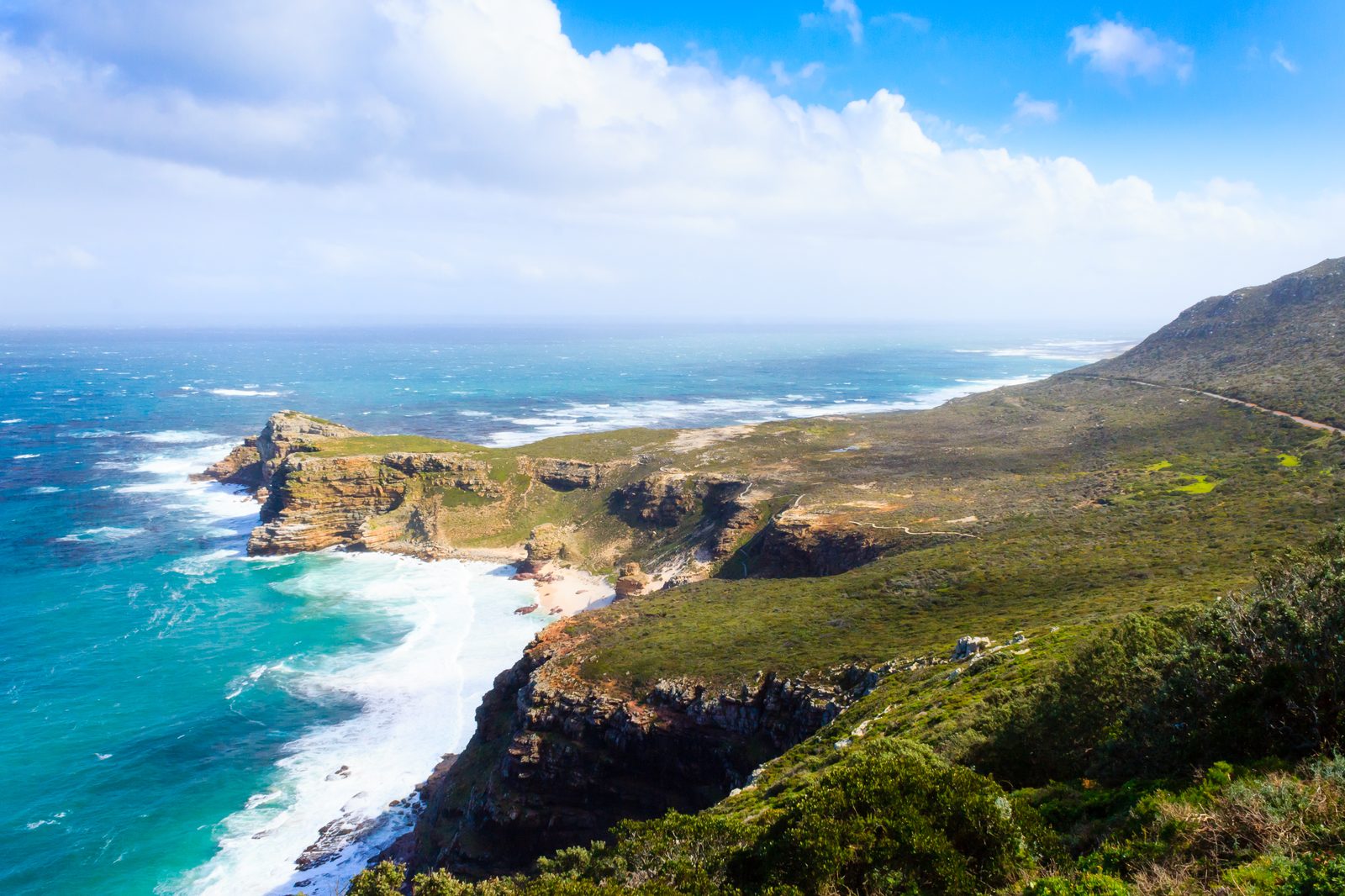 Kap der Guten Hoffnung – dramatische Felsklippen und wilder Atlantik an der Südspitze der Kap-Halbinsel