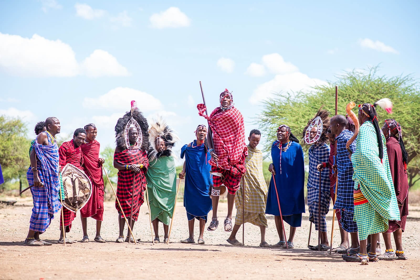 Massai-Besuch & Serengeti