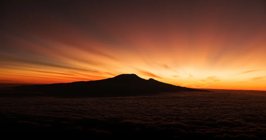 Kilimandscharo Lemosho Route – hochalpiner Blick über die Wolkendecke
